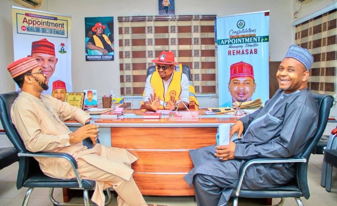 MD REMASAB RECEIVES SPECIAL ADVISER ON YOUTH AND SPORTS TO HIS EXCELLENCY THE EXECUTIVE GOVERNOR OF KANO STATE ON COURTESY VISIT
